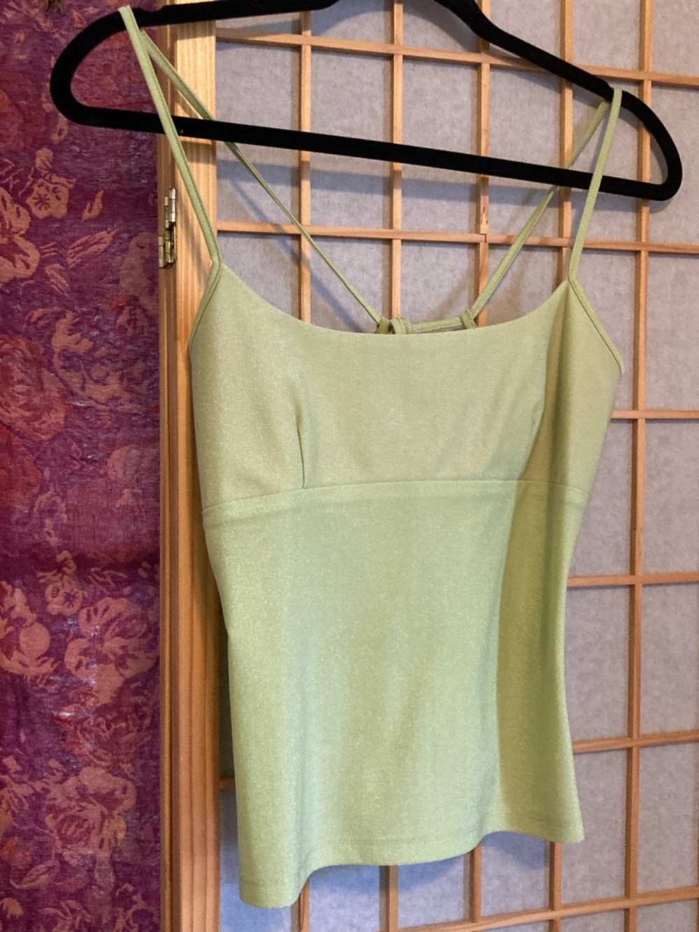 jonathan martin Light Lime Green Shimmer Cami